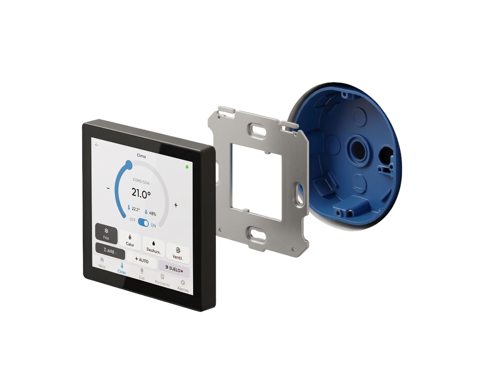 Pantalla Táctil de 4" WiFi con sensor de temperatura y humedad
