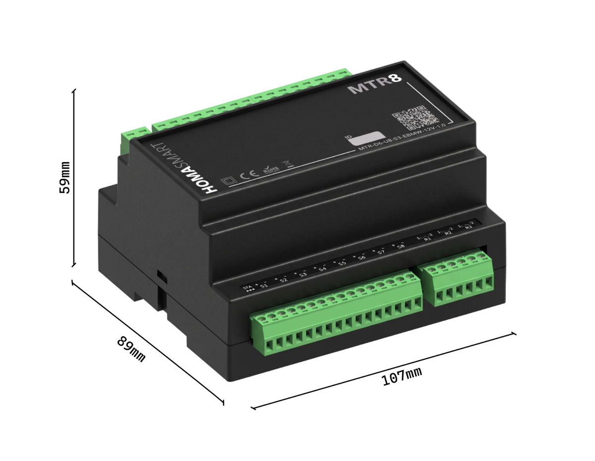 Módulo de Zonificación y Actuadores (8 Salidas 12V/24V)